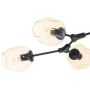 Lampa wisząca 6x60 W czarna-bursztynowa ST12326blackamber Step Into Design Modern Orchid zdj.6