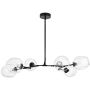Lampa wisząca 6x60 W czarna-przezroczysta ST12326blacktransparent Step Into Design Modern Orchid zdj.5