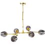 Lampa wisząca 6x60 W złota-szary/popielaty ST12326gold Step Into Design Modern Orchid zdj.1