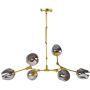 Lampa wisząca 6x60 W złota-szary/popielaty ST12326gold Step Into Design Modern Orchid zdj.3