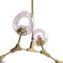 Lampa wisząca 6x60 W przezroczysta-złota ST12326goldtransparent Step Into Design Modern Orchid zdj.4