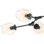 Lampa wisząca x60 W czarna-bursztynowa ST12329blackamber Step Into Design Modern Orchid zdj.3