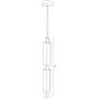 Lampa wisząca 1x15 W biała-złota ST15038P2 Step Into Design Osmo zdj.2
