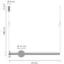Lampa wisząca 1x12 W złota ST1688Smirorgold Step Into Design O-Line zdj.2