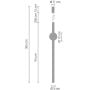 Lampa wisząca 1x12 W czarna ST1689LBK Step Into Design O-Line zdj.2