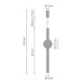 Lampa wisząca 1x5 W mosiądz ST1689S Step Into Design O-Line zdj.2