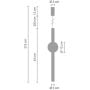Lampa wisząca 1x5 W czarna ST1689SBK Step Into Design O-Line zdj.2