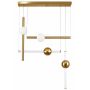Lampa wisząca 4x5 W mosiądz ST1691S4 Step Into Design O-Line zdj.1
