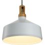Lampa wisząca 1x60 W biała-drewno ST5097A Step Into Design Nordic Woody zdj.4