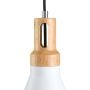 Lampa wisząca 1x60 W biała-drewno ST5097C Step Into Design Nordic Woody zdj.3