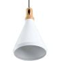 Lampa wisząca 1x60 W biała-drewno ST5097C Step Into Design Nordic Woody zdj.5