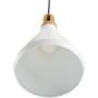 Lampa wisząca 1x60 W biała-drewno ST5097C Step Into Design Nordic Woody zdj.7