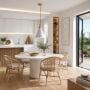 Lampa wisząca 1x60 W biała-drewno ST5097C Step Into Design Nordic Woody zdj.8