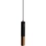 Lampa wisząca 1x20 W czarna-złota ST57191 Step Into Design Golden Pipe zdj.1
