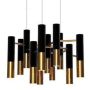 Lampa wisząca x20 W czarna-złota ST571913 Step Into Design Golden Pipe zdj.2