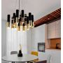 Lampa wisząca x20 W czarna-złota ST571913 Step Into Design Golden Pipe zdj.6