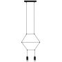 Lampa wisząca 2x10 W czarna ST59612 Step Into Design Linea zdj.1