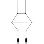 Lampa wisząca 2x10 W czarna ST59612 Step Into Design Linea zdj.3
