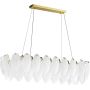 Lampa wisząca x20 W biała-mosiądz ST628910C Step Into Design Piuma zdj.1