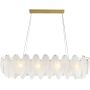 Lampa wisząca x20 W biała-mosiądz ST628910C Step Into Design Piuma zdj.2