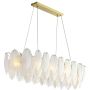 Lampa wisząca x20 W biała-mosiądz ST628910C Step Into Design Piuma zdj.3
