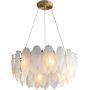 Lampa wisząca x20 W biała-mosiądz ST62898 Step Into Design Piuma zdj.2