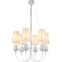 Lampa wisząca 6x40 W biała ST71056Swhite Step Into Design Queen zdj.1