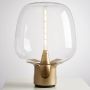 Lampa stołowa 1x40 W przezroczysta-złota ST7278SGOLD Step Into Design Fata zdj.1