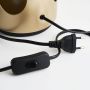 Lampa stołowa 1x40 W przezroczysta-złota ST7278SGOLD Step Into Design Fata zdj.8
