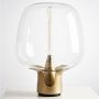 Lampa stołowa 1x40 W przezroczysta-złota ST7278SGOLD Step Into Design Fata zdj.2