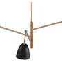 Lampa wisząca 3x40 W czarna-złota ST8625Pblack Step Into Design Ragno zdj.4