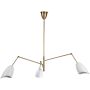 Lampa wisząca 3x40 W biała-złota ST8625Pwhite Step Into Design Ragno zdj.1
