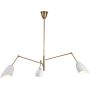 Lampa wisząca 3x40 W biała-złota ST8625Pwhite Step Into Design Ragno zdj.2