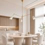 Lampa wisząca 3x40 W biała-złota ST8625Pwhite Step Into Design Ragno zdj.4