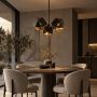Lampa wisząca 3x40 W czarna-złota ST88613 Step Into Design New Geometry zdj.7