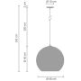 Lampa wisząca 1x60 W miedź ST9021Lcopper Step Into Design Mirror Glow zdj.2