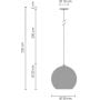 Lampa wisząca 1x60 W miedź ST9021Mcopper Step Into Design Mirror Glow zdj.2