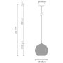 Lampa wisząca 1x60 W miedź ST9021Scopper Step Into Design Mirror Glow zdj.2