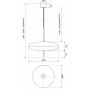 Lampa wisząca 3x40 W biała ST9222P Step Into Design Piatto zdj.2