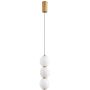 Lampa wisząca 1x12 W biała-złota STCP2312223L Step Into Design Perla zdj.1