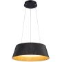Lampa wisząca 1x21 W czarna-drewno STDL6487BK Step Into Design Frill zdj.1
