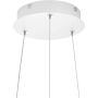 Lampa wisząca 1x21 W biała-drewno STDL6487WH Step Into Design Frill zdj.8