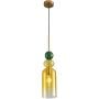 Lampa wisząca 1x40 W zielona-złota-żółta STDN399A Step Into Design Pastello zdj.2