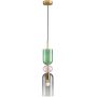 Lampa wisząca 1x40 W różowa-zielona-złota-szary/popielaty STDN399B Step Into Design Pastello zdj.1