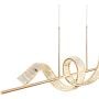 Lampa wisząca 1x50 W przezroczysta-złota STMD2405161 Step Into Design Ritz zdj.5