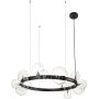 Lampa wisząca x40 W czarna-przezroczysta XC111850 Step Into Design Orion zdj.1