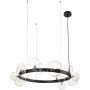 Lampa wisząca x40 W czarna-przezroczysta XC111850 Step Into Design Orion zdj.3