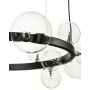 Lampa wisząca x40 W czarna-przezroczysta XC111850 Step Into Design Orion zdj.5