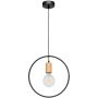 Lampa wisząca 1x60 W czarna 1650174 Spot-Light Carsten Wood zdj.1