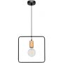 Lampa wisząca 1x60 W czarna 1651174 Spot-Light Carsten Wood zdj.1